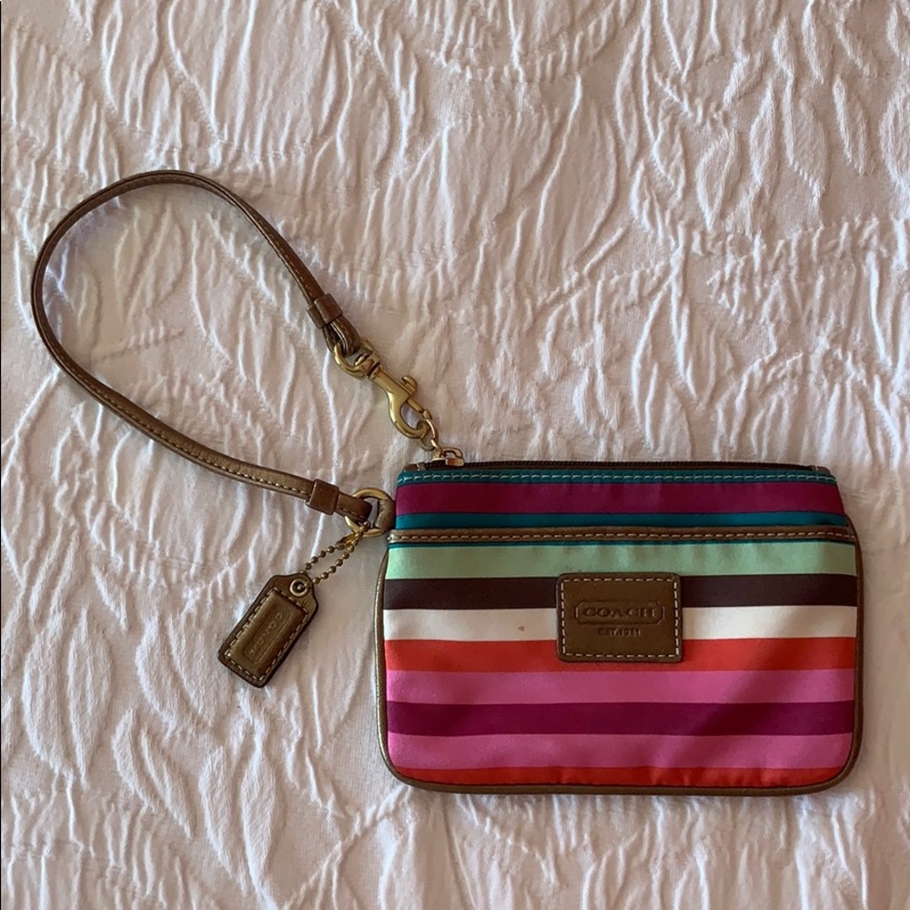 Small Coach Wristlet